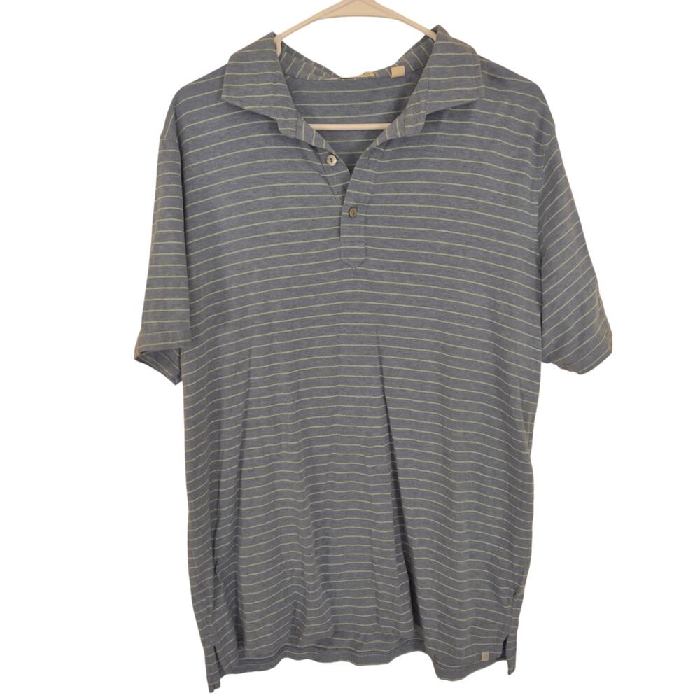Men's Tasc Short Sleeve‎ Polo Shirt Large Organic Cotton Sustainable Bamboo